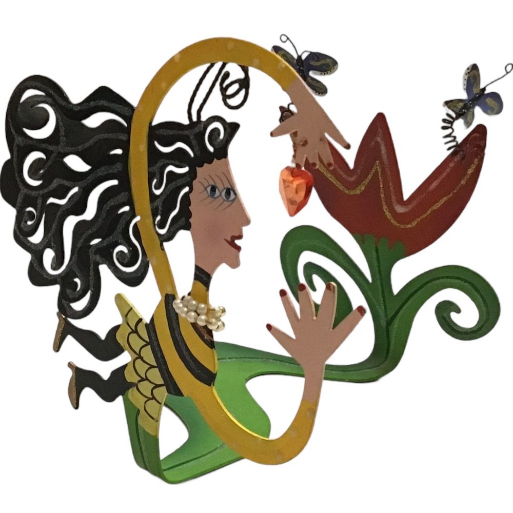 Rossi Silvestri Fanciful Flights Bumblebee Napkin Letter Towel Books Holder